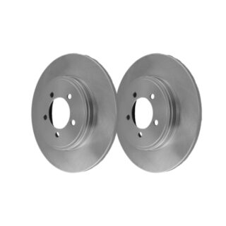 Rear Geomet Coated Anti Rust Brake Rotor Set of 2