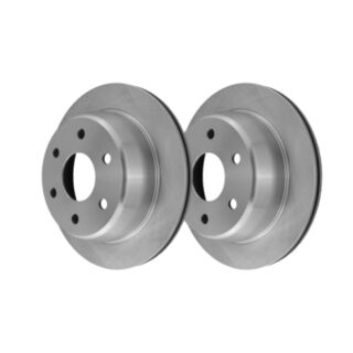 Rear Geomet Coated Anti Rust Brake Rotor Set of 2