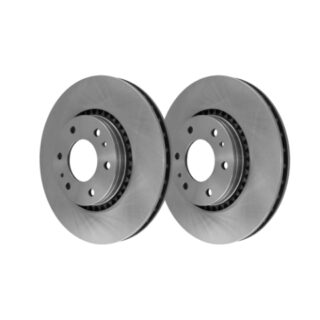 Front Geomet Coated Anti Rust Brake Rotor Set of 2