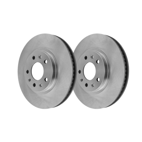 Front Geomet Coated Anti Rust Brake Rotor Set of 2