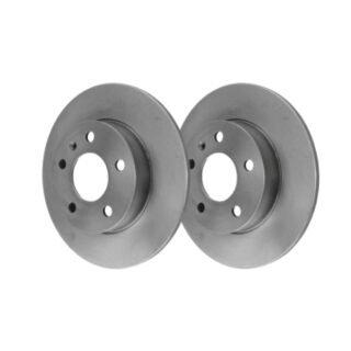 Rear Geomet Coated Anti Rust Brake Rotor Set of 2