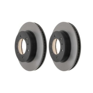 Front Geomet Coated Anti Rust Brake Rotor Set of 2