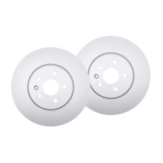 Front Geomet Coated Anti Rust Brake Rotor Set of 2