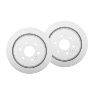 Rear Geomet Coated Anti Rust Brake Rotor Set of 2