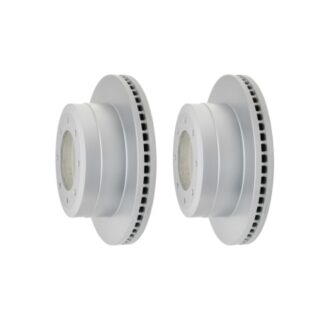 Rear Geomet Coated Anti Rust Brake Rotor Set of 2