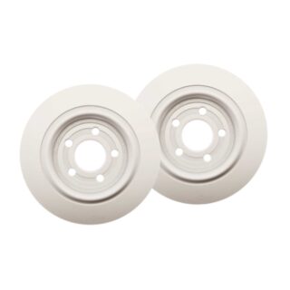 Rear Geomet Coated Anti Rust Brake Rotor Set of 2