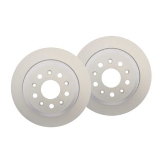 Rear Geomet Coated Anti Rust Brake Rotor Set of 2