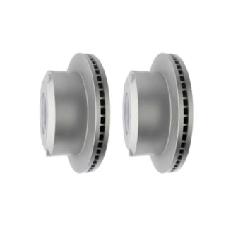Rear Geomet Coated Anti Rust Brake Rotor Set of 2