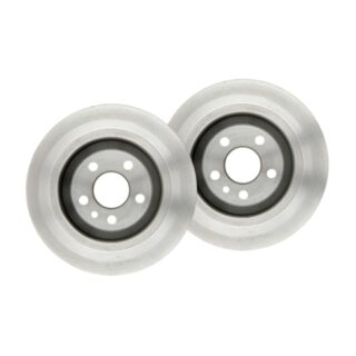 Rear Geomet Coated Anti Rust Brake Rotor Set of 2