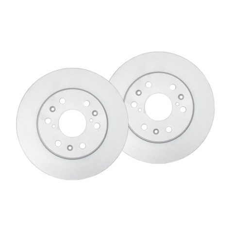 Rear Geomet Coated Anti Rust Brake Rotor Set of 2