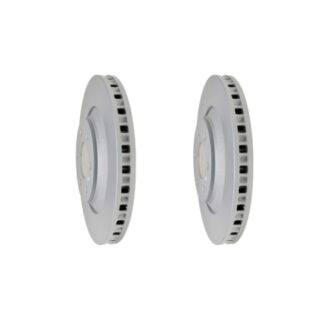 Front Geomet Coated Anti Rust Brake Rotor Set of 2