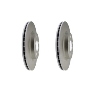 Front Geomet Coated Anti Rust Brake Rotor Set of 2