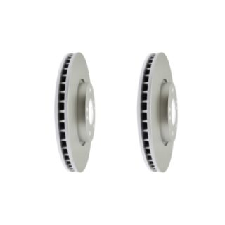 Front Geomet Coated Anti Rust Brake Rotor Set of 2