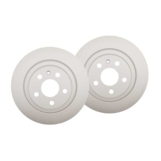 Rear Geomet Coated Anti Rust Brake Rotor Set of 2