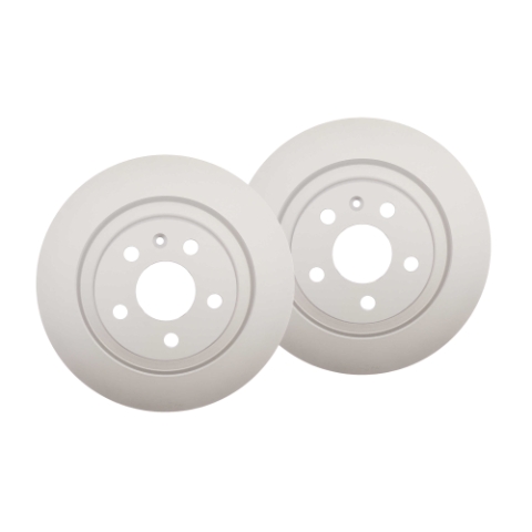 Rear Geomet Coated Anti Rust Brake Rotor Set of 2
