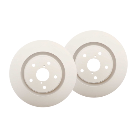 Front Geomet Coated Anti Rust Brake Rotor Set of 2
