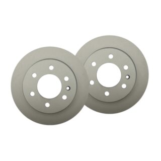 Rear Geomet Coated Anti Rust Brake Rotor Set of 2
